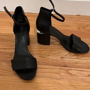 Alexander Wang Black Abby Strap Sandals